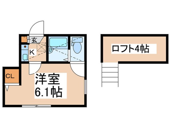 バーミープレイス永福町の物件間取画像